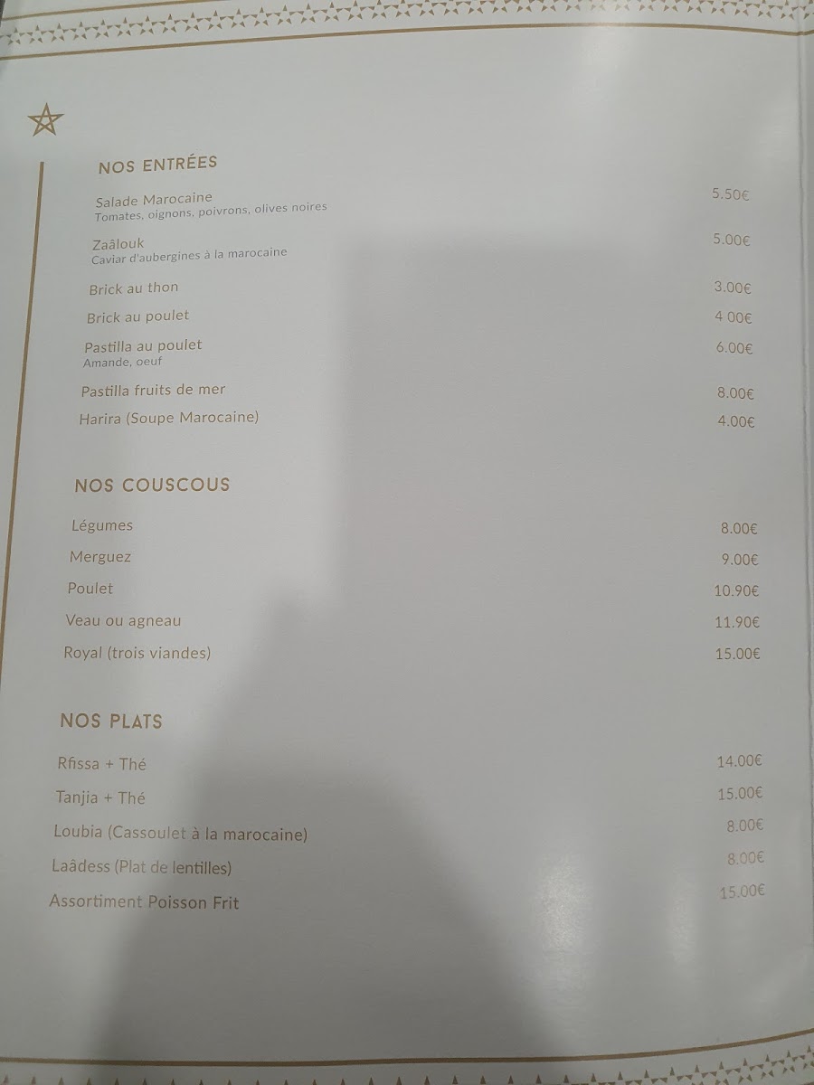 Menu La Palmeraie Dorée-2